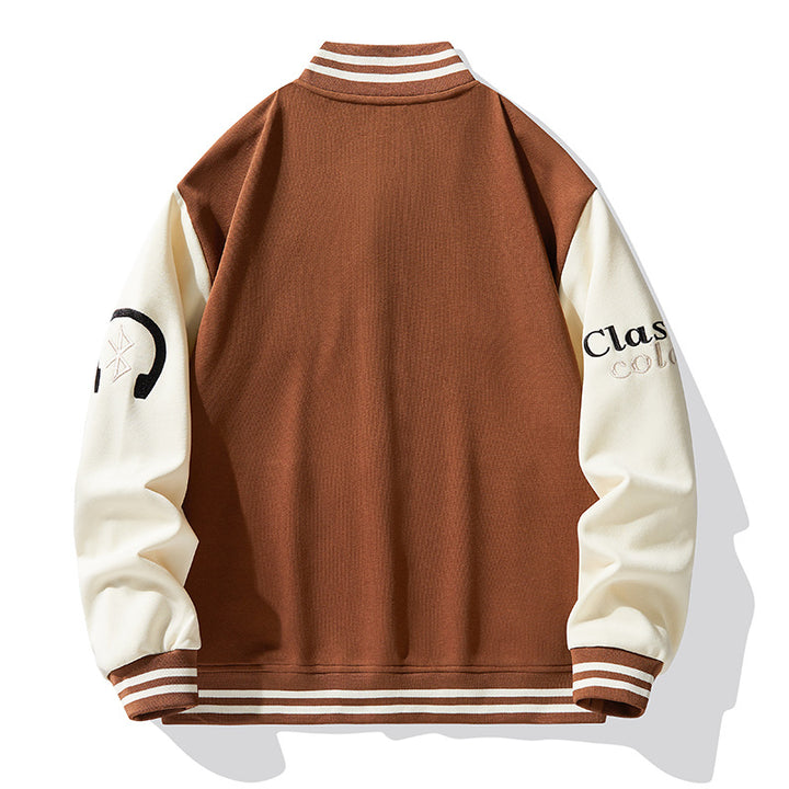 Herren Moderne Collegejacke Echo Archiv