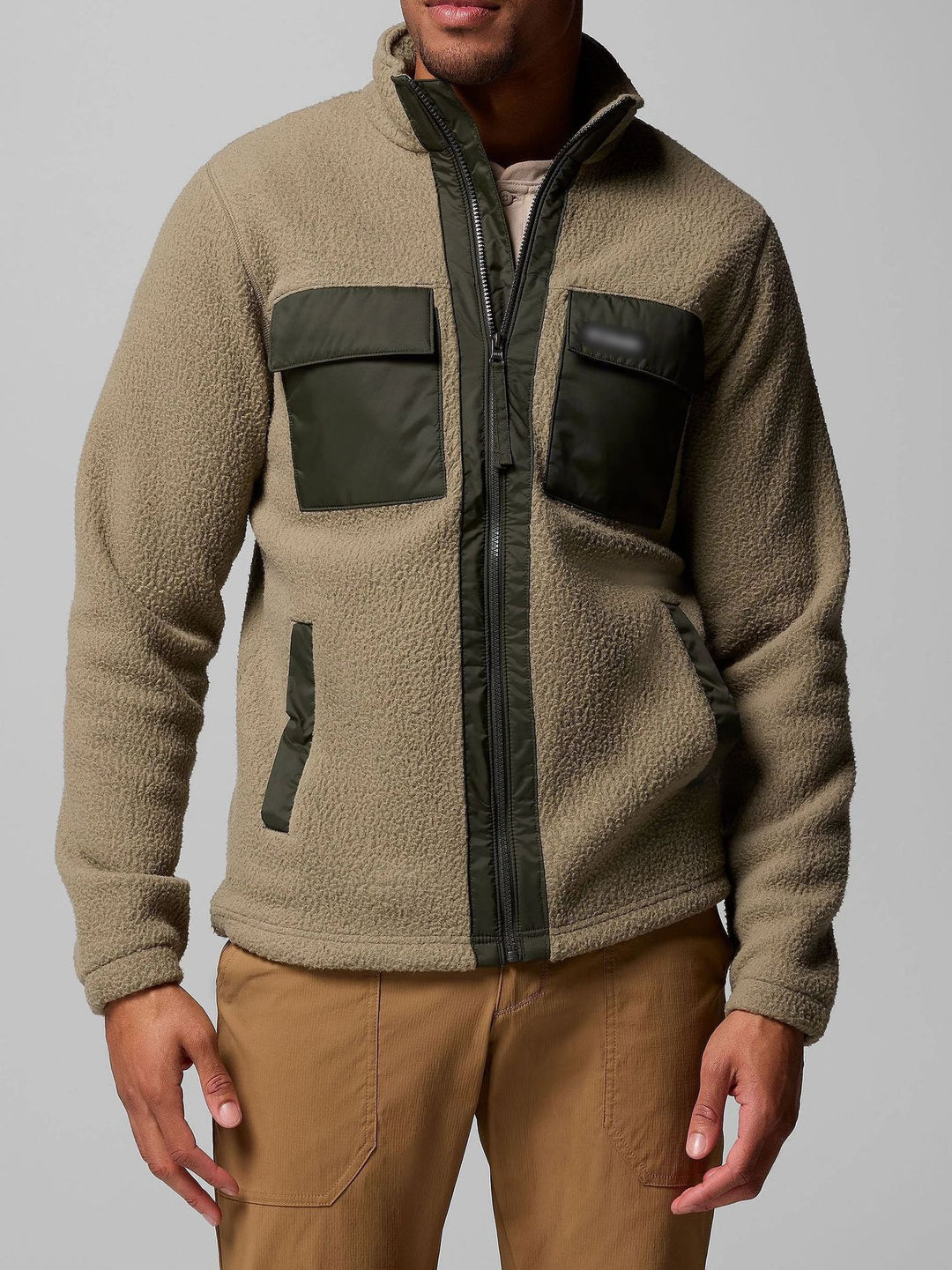 Herren Fleecejacke mit praktischen Taschen