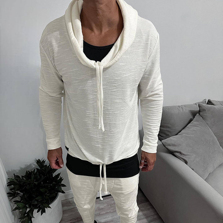 Herren lässiger Hoodie mit modernen Details und komfortabler Passform Echoarchiv