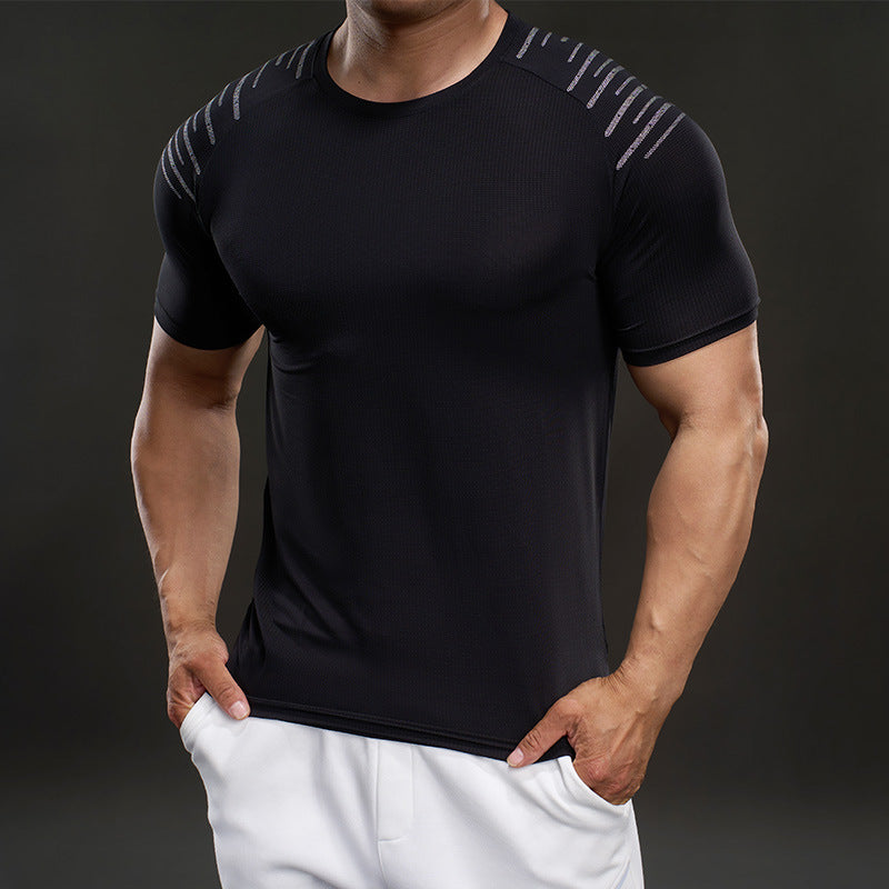 Herren Funktionales Fitness-T-Shirt mit innovativen Belüftungszonen Echoarchiv