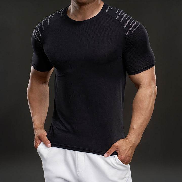 Herren Funktionales Fitness-T-Shirt mit innovativen Belüftungszonen Echoarchiv