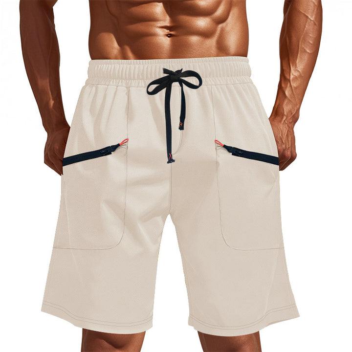Herren Sportliche Shorts mit vielseitigen Taschen und elastischem Bund Echoarchiv