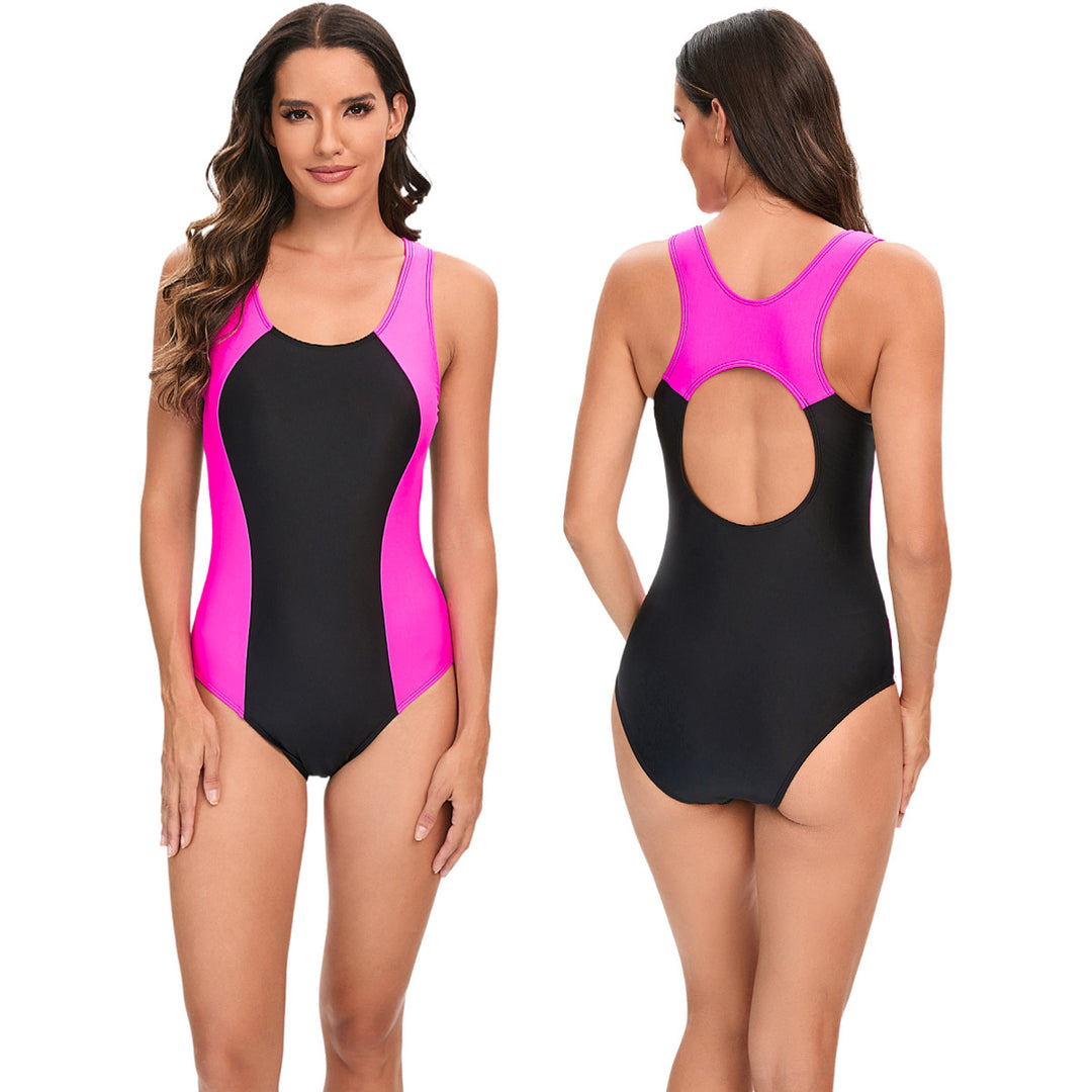 Damen Sportlicher Schwimmanzug mit modernem Schnitt und atmungsaktiven Einsätzen Echo Archiv
