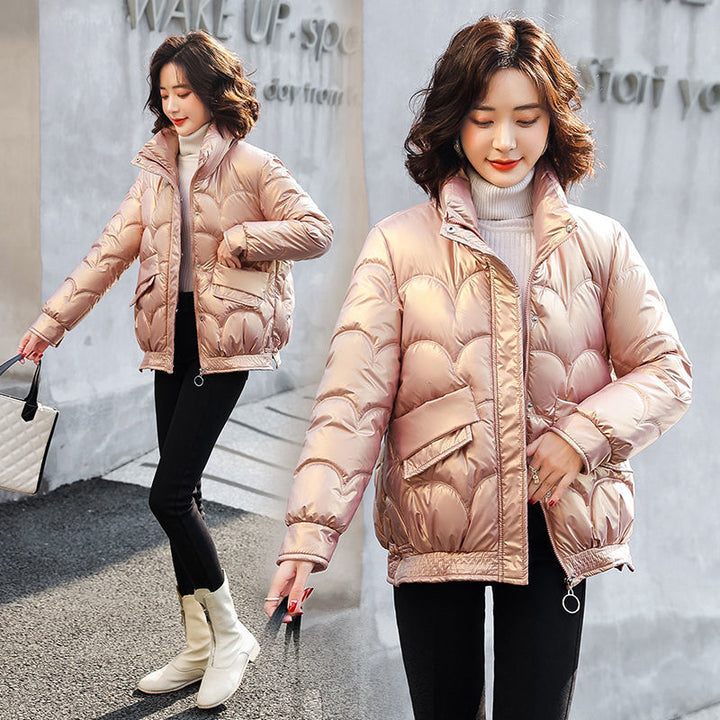 Damen Modische und wattierte Steppjacke Echoarchiv