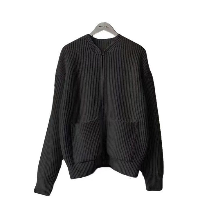 Damen Modische Strickjacke mit Reißverschluss Echo Archiv