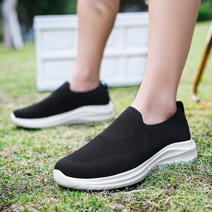 Unisex nan sockenähnlicher Strick-Slipper mit anatomischem Komfortfußbett und flexibler Leichtsohle Echo Archiv