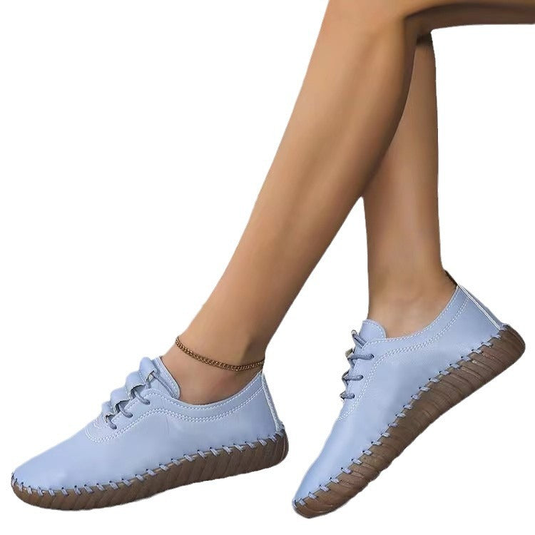 Damen Leichte Sneaker mit handgenähter Ziernaht und flexibler Profilsohle Echo Archiv
