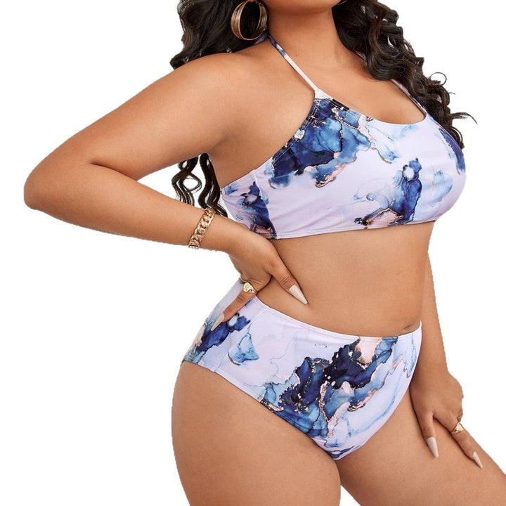 Damen Bikini-Set mit floralem Druck und komfortablem Hochbund Echo Archiv