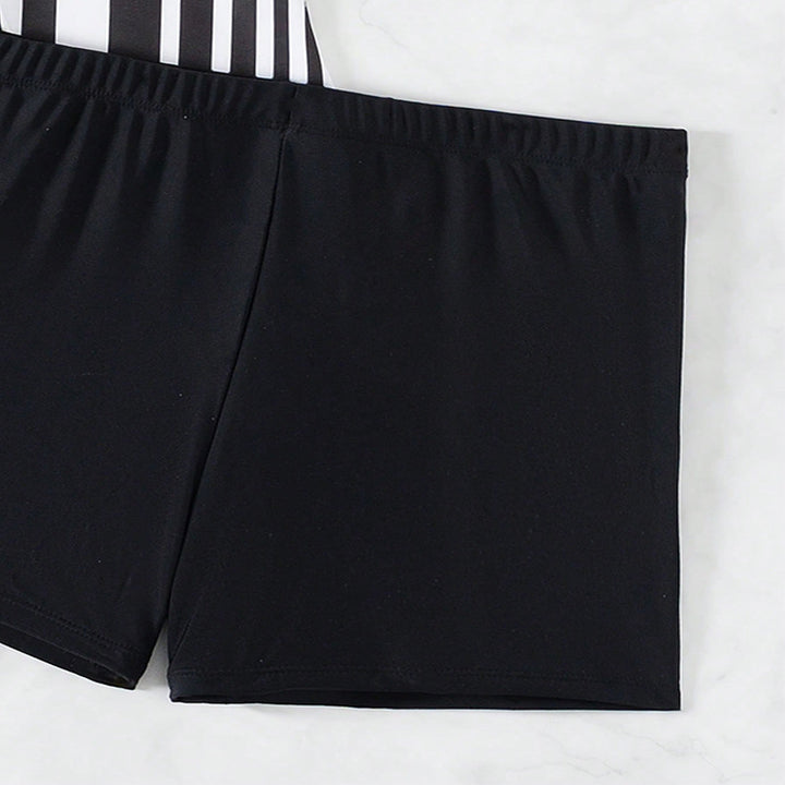 Damen sportlicher Tankini mit modischen Streifen Echo Archiv