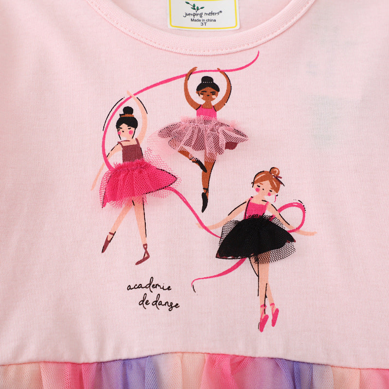 Mädchen Tüllkleid mit Ballerina-Motiv Echo Archiv