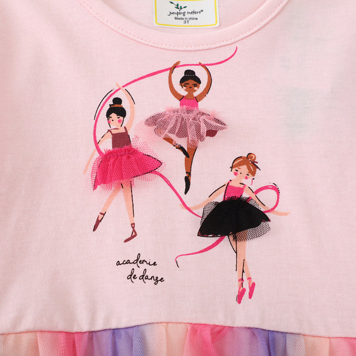 Mädchen Tüllkleid mit Ballerina-Motiv Echo Archiv