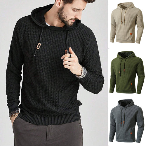 Herren Kapuzenpullover mit strukturiertem Design Echoarchiv