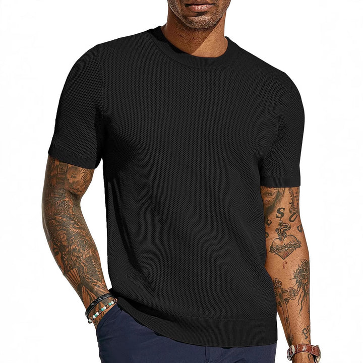 Herren atmungsaktives Netz-T-Shirt Echoarchiv