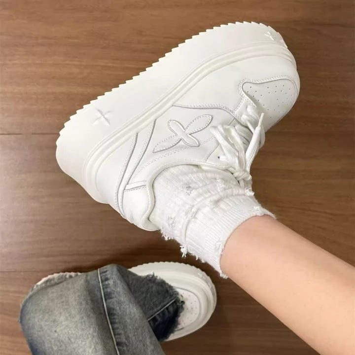 Damen High-Top Platform Sneakers mit modischem Design und komfortabler Dämpfung Echo Archiv