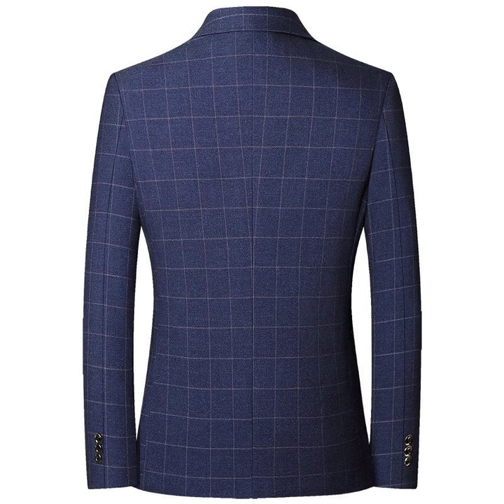 Herren Slim-Fit Sakko im Karo-Look mit klassischem Knopfverschluss Echo Archiv
