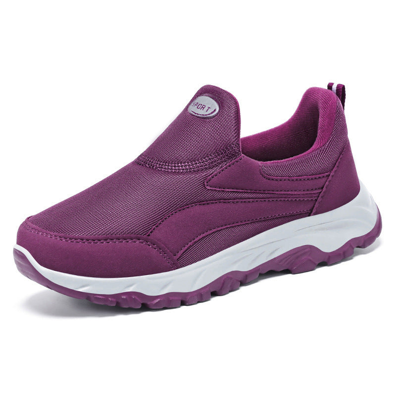 Damen nan leichter Slip-On Walkingsneaker mit elastischem Einstieg, gepolstertem Memory-Fußbett und profilierter rutschfester Laufsohle Echo Archiv