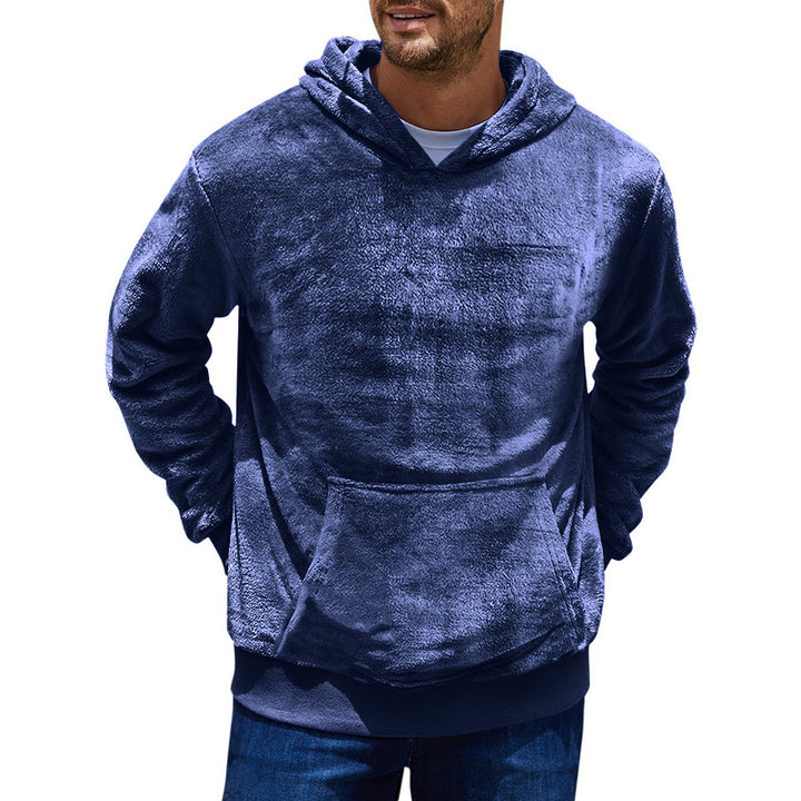 Herren Kapuzenpullover aus weichem Fleece mit praktischen Taschen Echoarchiv