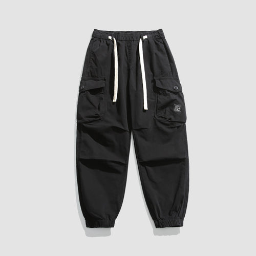 Herren Cargo-Hose mit elastischem Bund und zahlreichen Taschen Echoarchiv