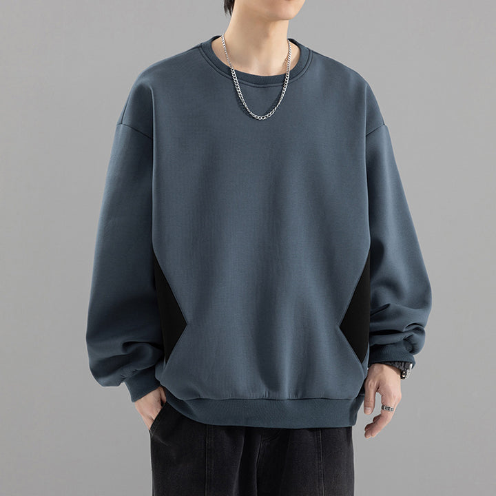 Herren Oversized Sweatshirt mit kontrastierenden Seitentaschen und weichem Fleecefutter Echo Archiv