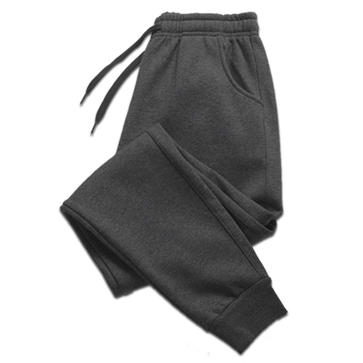 Unisex nan athleisure Jogginghose mit innen angerautem Fleece, elastischem Kordelbund und gerippten Knöchelabschlüssen Echo Archiv