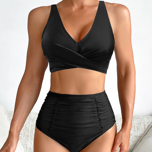 Damen Hochtaillierter Bade-Bikini Echo Archiv