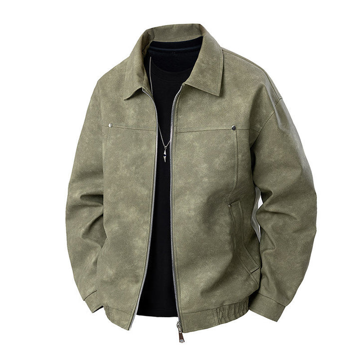 Herren Modische Wildlederjacke Echo Archiv
