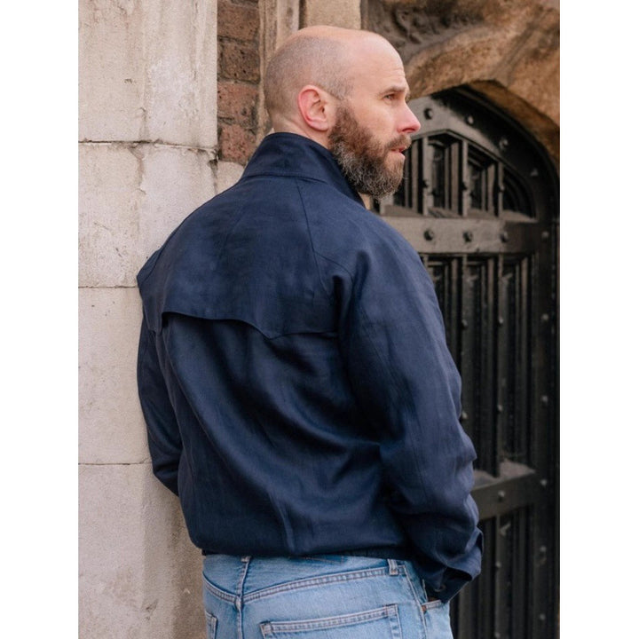 Herren moderne und lässige Steppjacke mit hohen Kragen Echoarchiv