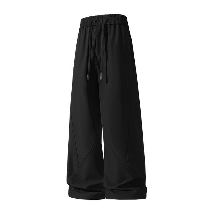 Damen Weite Culotte-Jogginghose mit elastischem Bund, Tunnelzug und dekorativen Nahtpaneelen Echo Archiv