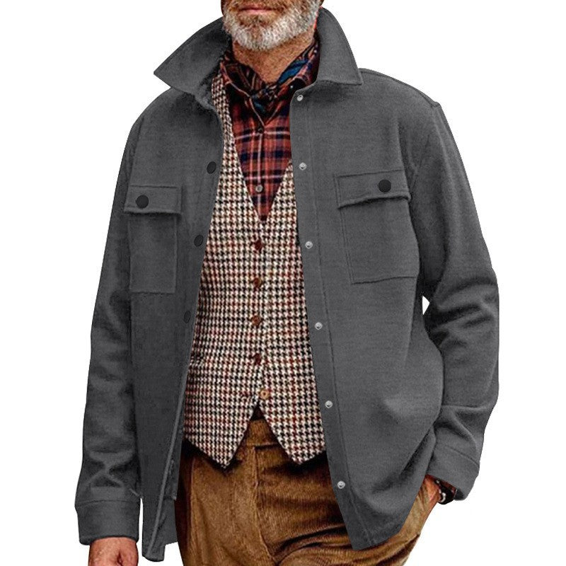 Herren lässige Outdoor-Jacke mit praktischen Taschen und modernem Schnitt Echoarchiv