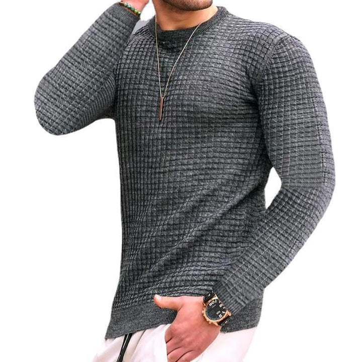 Herren Strickpullover mit strukturiertem Design Echoarchiv