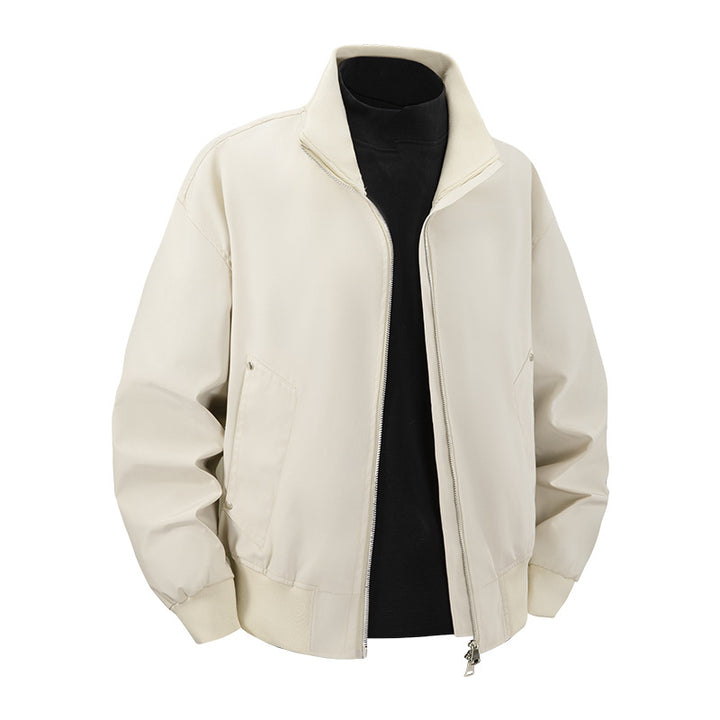 Herren Modische Übergangsjacke mit hohem Stehkragen Echo Archiv