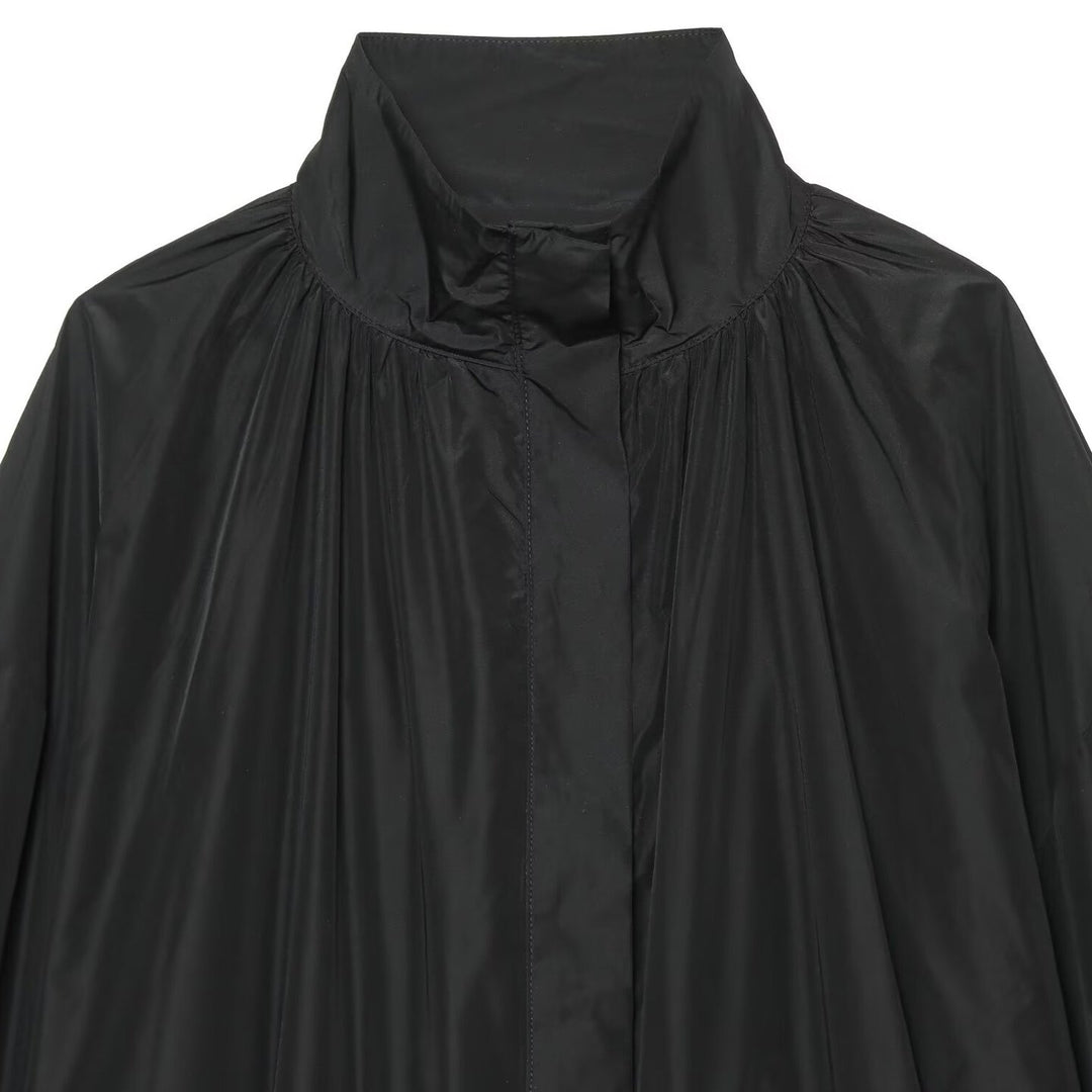 Damen Leichte wasserabweisende Oversize Windjacke mit Stehkragen Echoarchiv