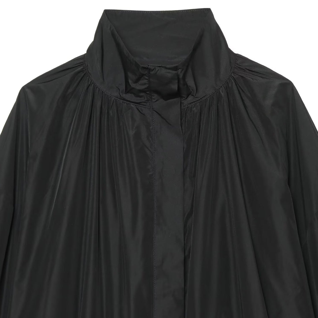 Damen Leichte wasserabweisende Oversize Windjacke mit Stehkragen Echoarchiv