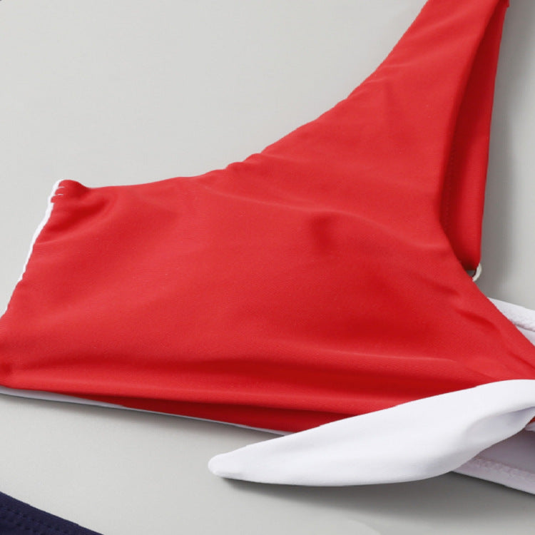 Damen Triangel-Bikini mit innovativem Knoten-Design und hoch geschnittenem Höschen Echo Archiv