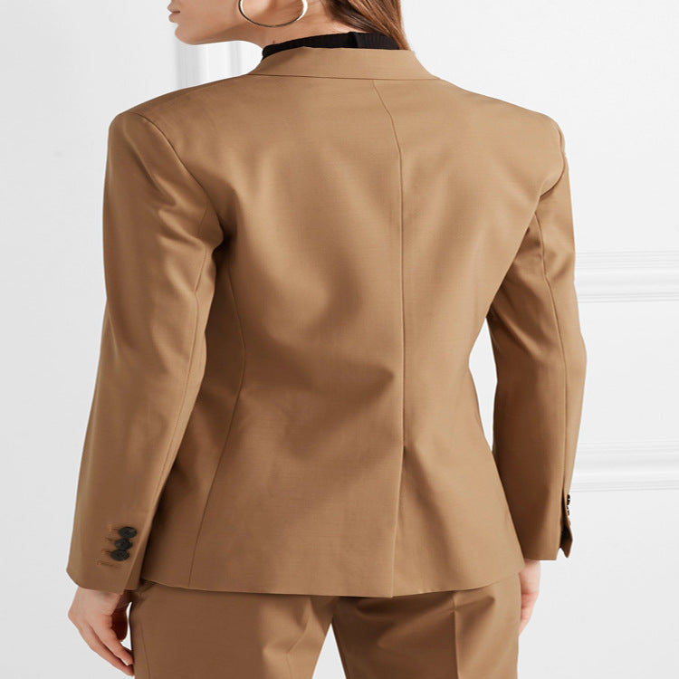 Damen Maßgeschneiderter Zweiteiliger Blazer‑Hosenanzug im schlanken Tailoring Echoarchiv