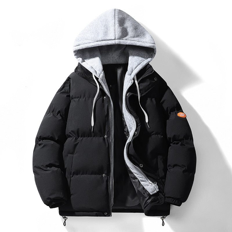 Herren Zweilagige Pufferjacke mit integrierter Kapuzen‑Sweatlage und Thermofutter Echo Archiv