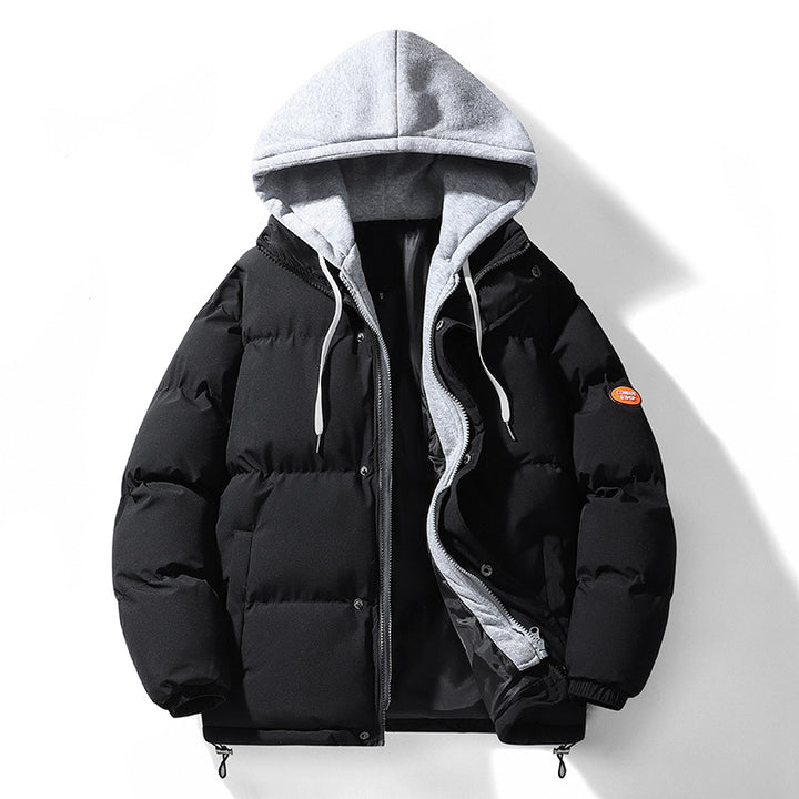 Herren Zweilagige Pufferjacke mit integrierter Kapuzen‑Sweatlage und Thermofutter Echo Archiv