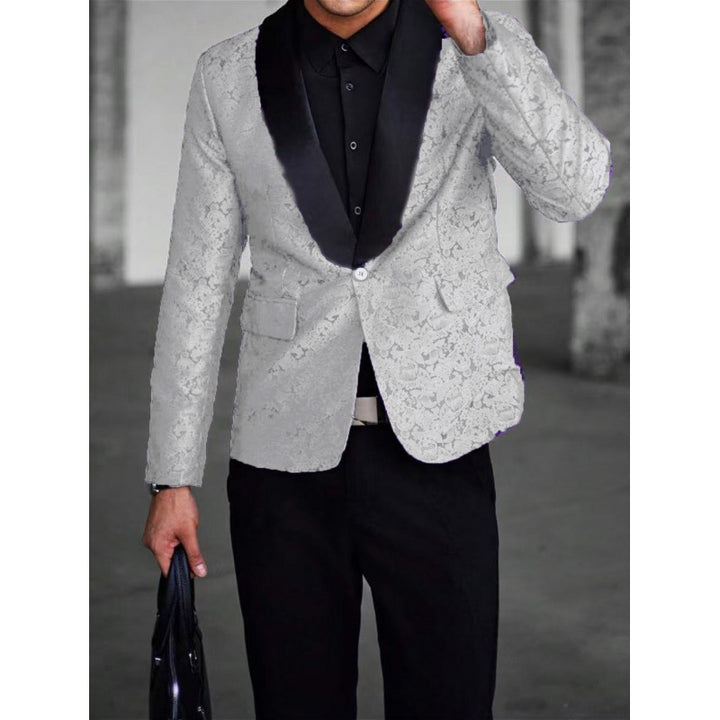 Herren luxuriöser Jacquard-Blazer Echoarchiv