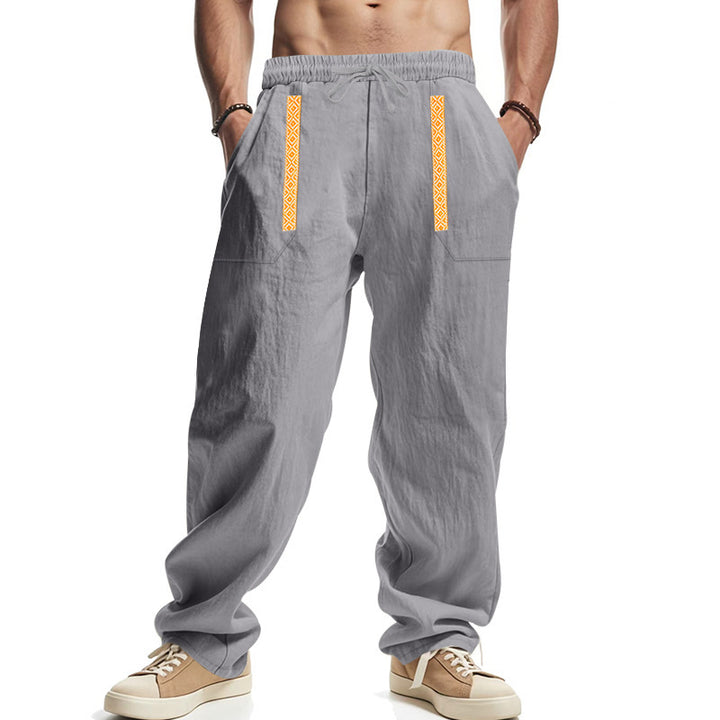 Herren Cargo-Hose mit elastischem Bund und einzigartigem Taschendesign Echoarchiv