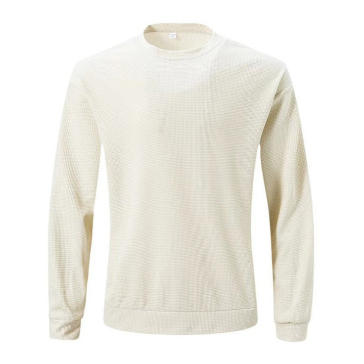 Herren lässiger Langarm-Pullover mit strukturiertem Design Echoarchiv