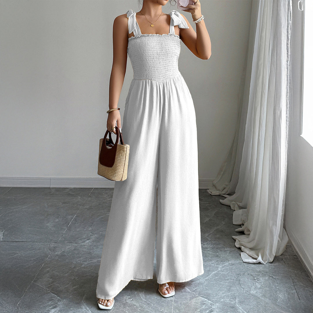 Damen Maxi-Kleid mit raffiniertem Rüschendesign und elastischem Oberteil Echo Archiv