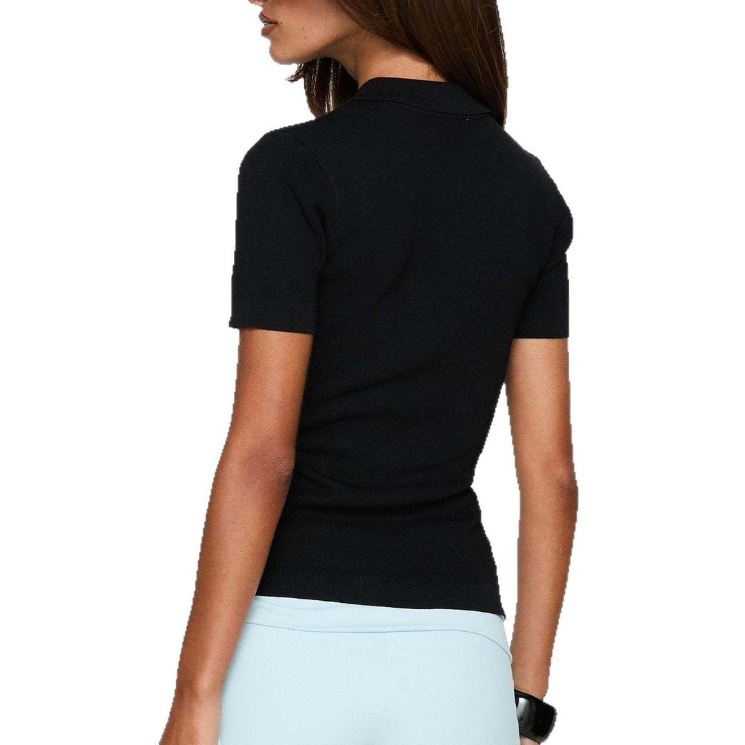 Damen figurbetontes Polo-Shirt mit schickem Cut-Out Echo Archiv