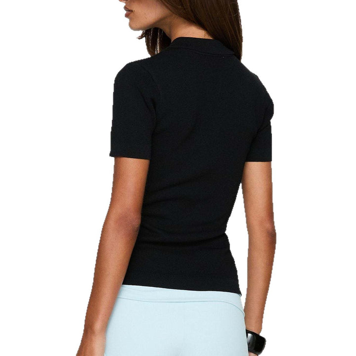 Damen figurbetontes Polo-Shirt mit schickem Cut-Out Echo Archiv