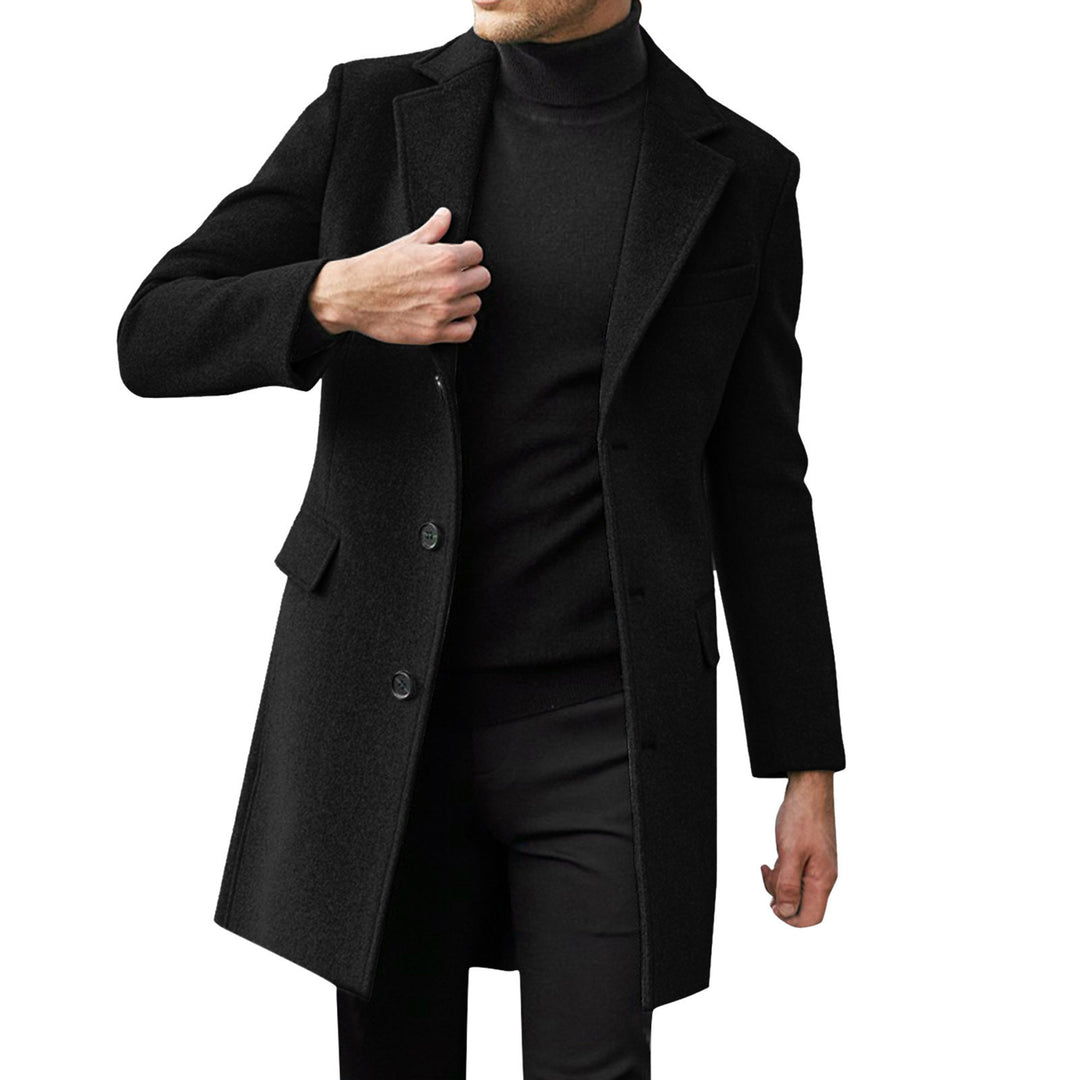 Herren eleganter Woolcoat Echoarchiv