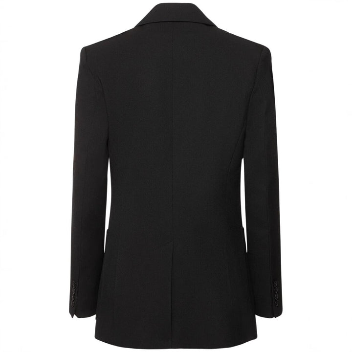 Damen Zweiteiliges Hosenanzug-Set im präzisen Tailoring mit weitem Schlag und schmaler Schulter Echoarchiv