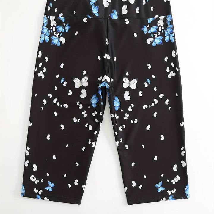 Damen Sportliche Badeshorts mit Blumendesign Echo Archiv
