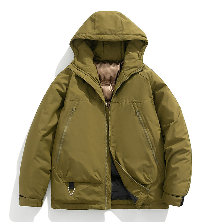 Herren dicke Outdoor-Winterjacke mit isolierendem Innenfutter Echoarchiv
