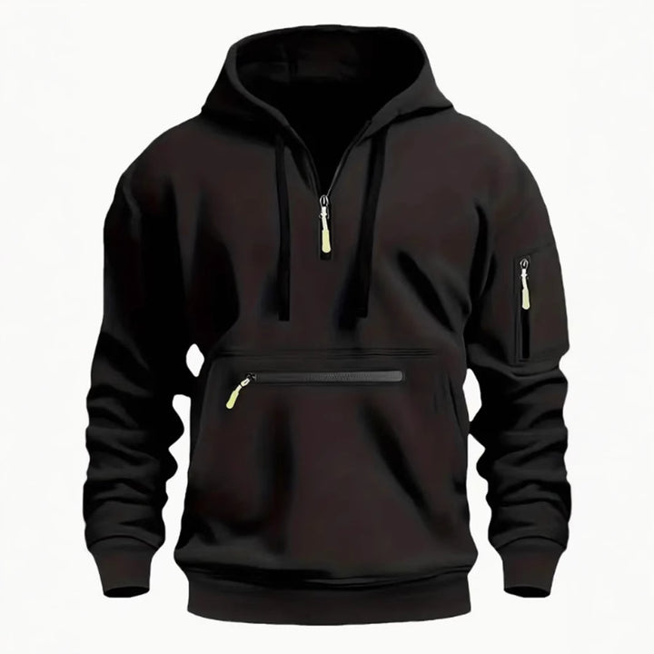 Herren Kapuzenpullover mit funktionalem Reißverschluss Echoarchiv