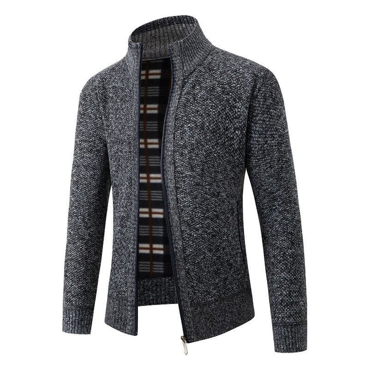 Herren modische Strickjacke mit hohem Kragen und hohem Komfort Echoarchiv