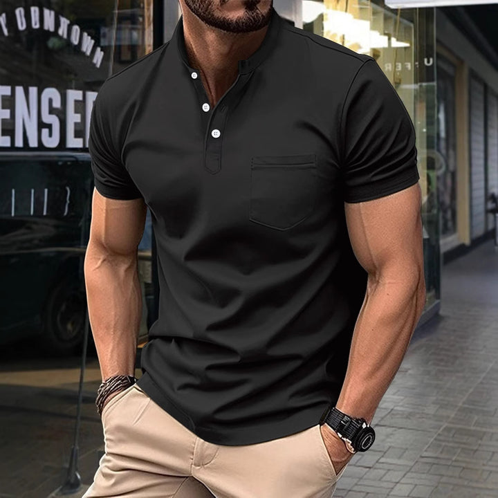 Herren Poloshirt mit modernem Kragen Echoarchiv